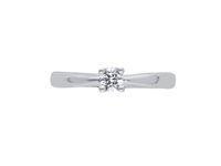 Anello Babila Milano Donna Forever in Oro bianco Diamante 0.10 Ct BBA30010C - BBA30010C